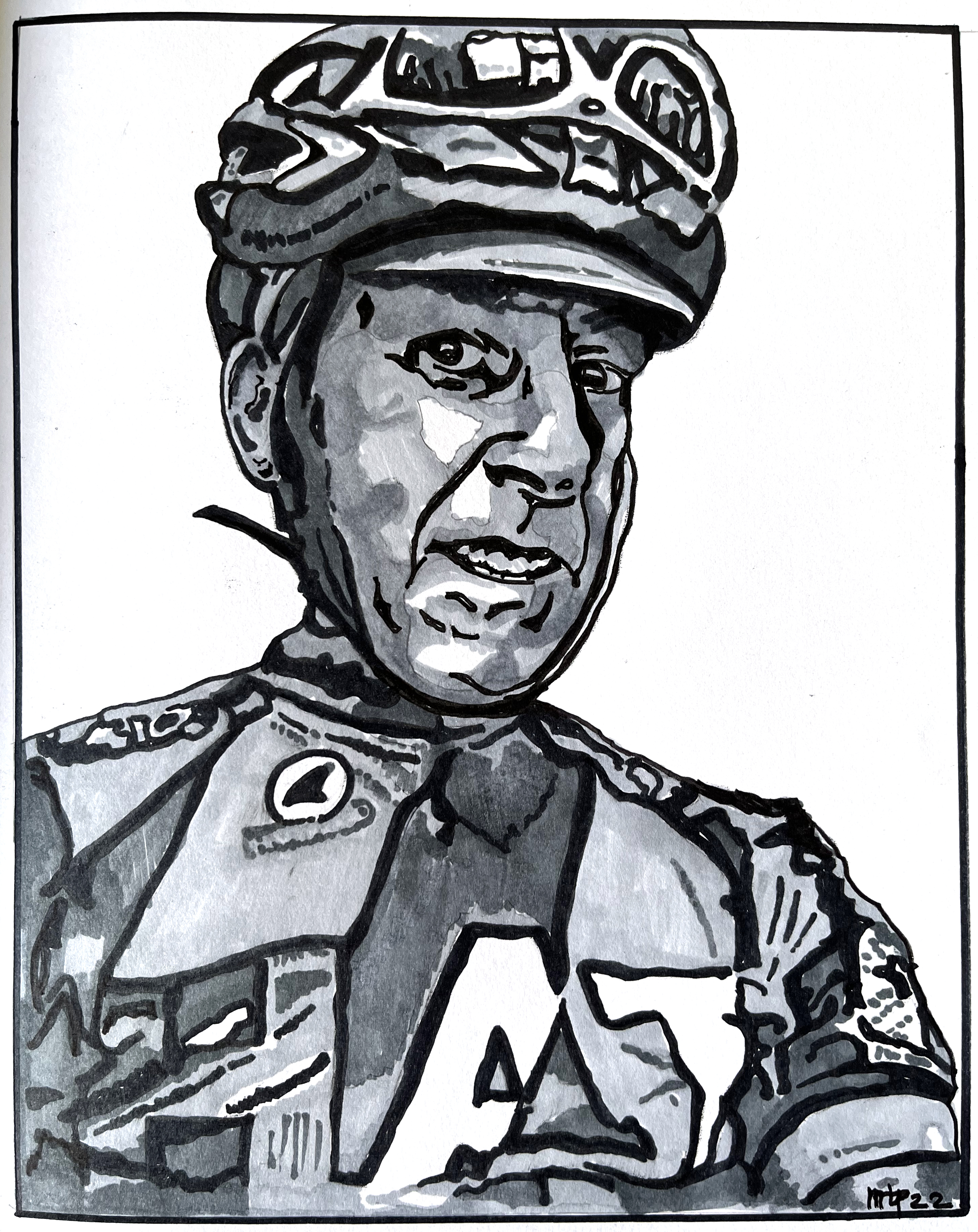 self portrait drawing