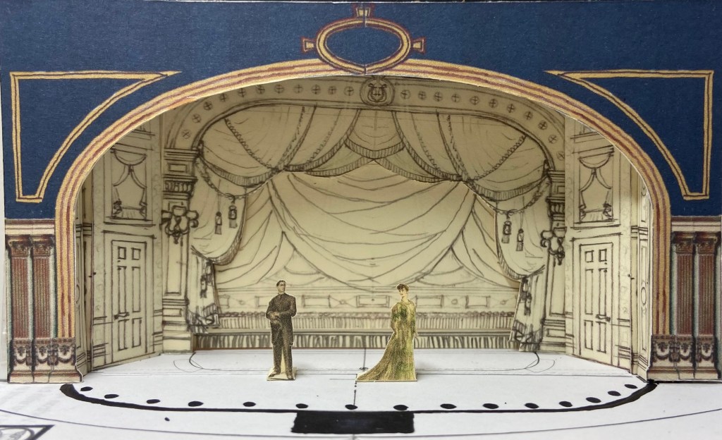 theater set design model render