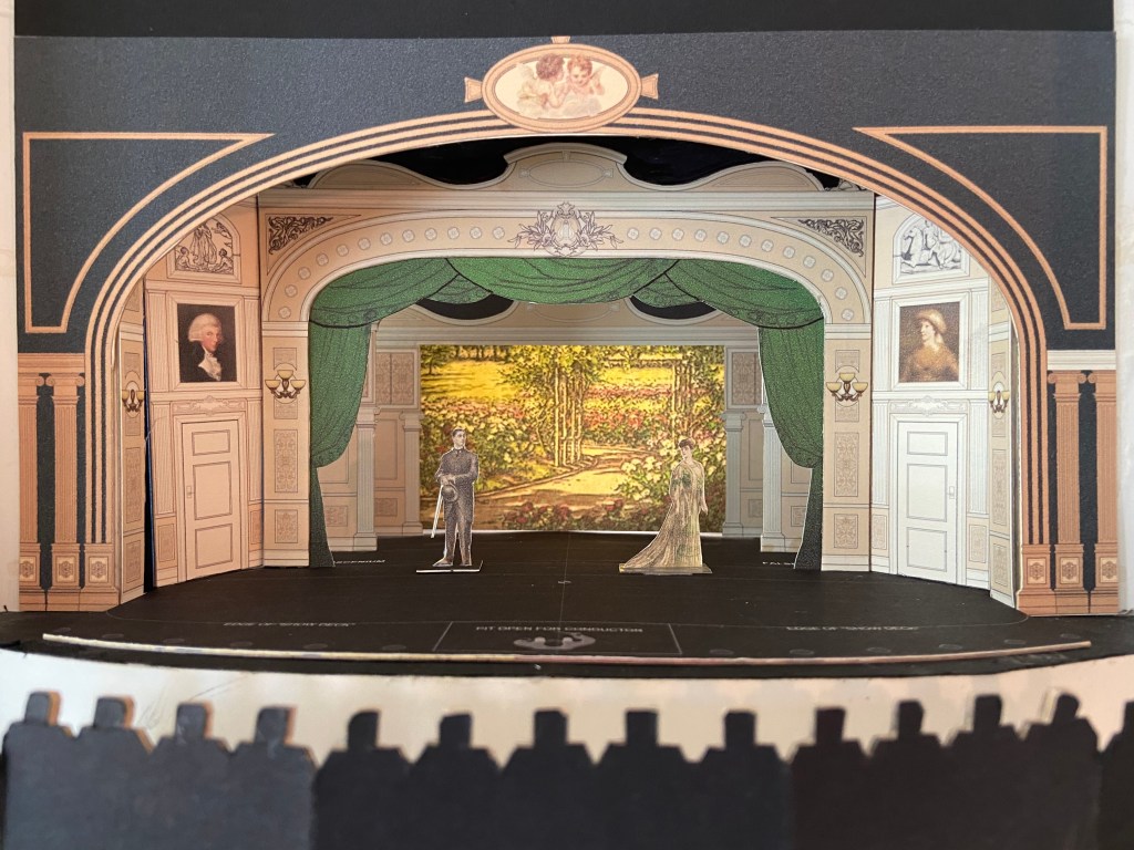 theater set design model render