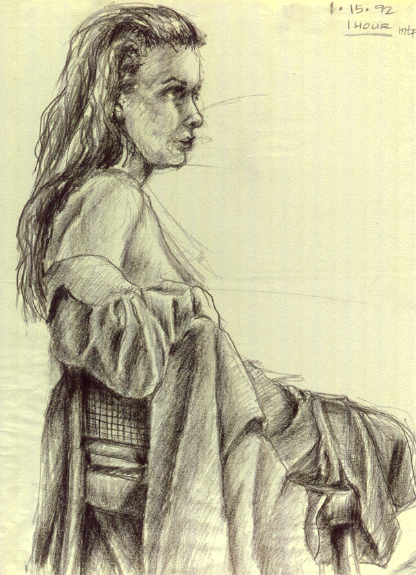 female figure, life drawing